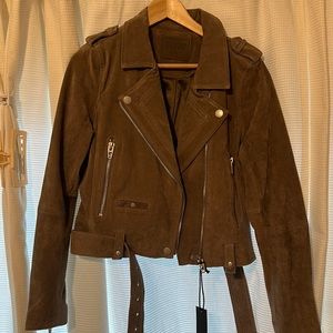 BLANKNYC MOTO SUEDE JACKET